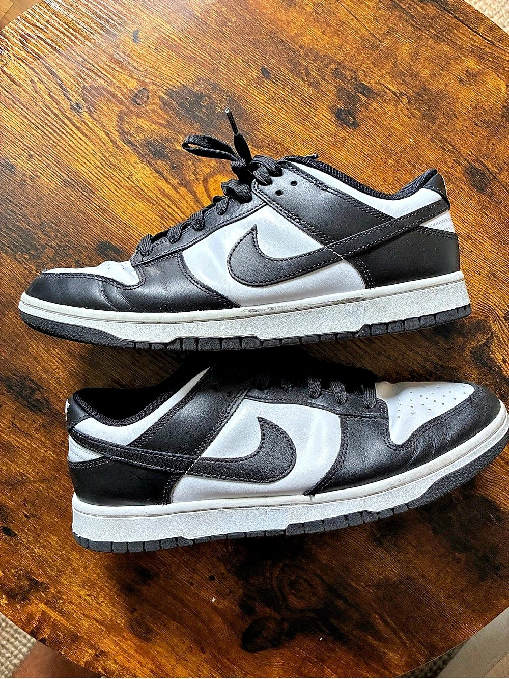 Nike Dunk Low Retro "Panda" Sneakers Black & White US 10.5